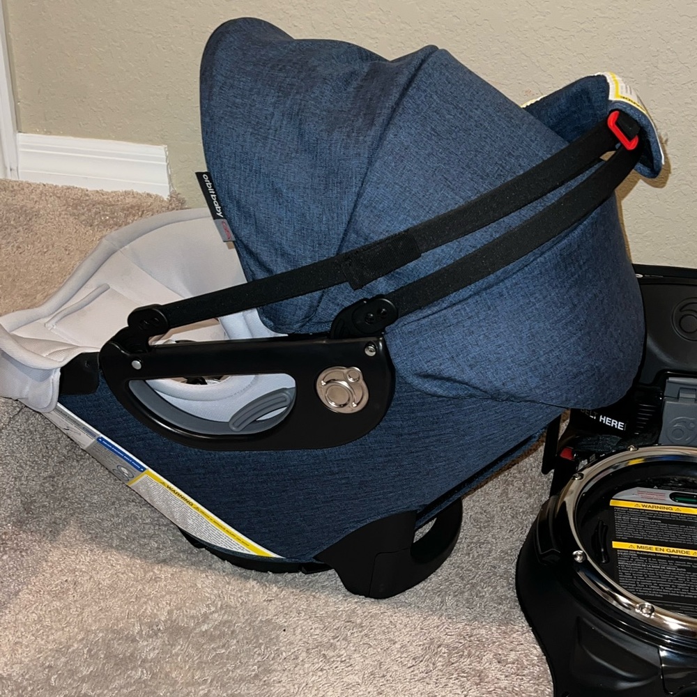 G5 Orbit infant car seat with base- brand new condition